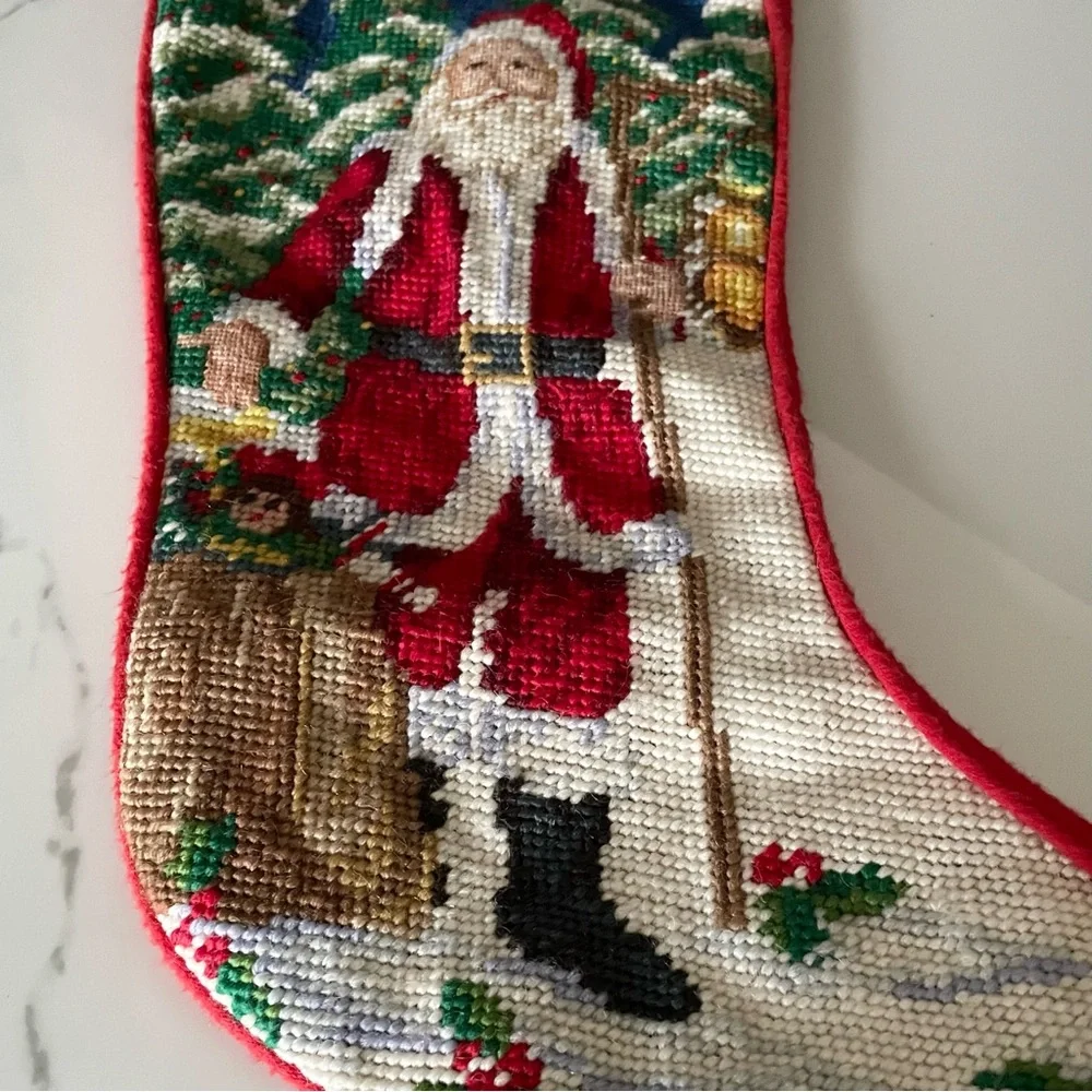 Vintage santa gifts